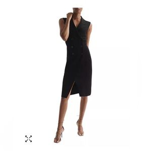 Reiss Milena Sleeveless Knitted Dress